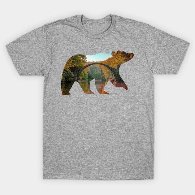 Bear Lake Bridge T-Shirt by MilotheCorgi